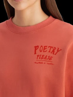 Best Regular fit sweatshirt with front and back artwork Women Sweatshirts & Hoodies