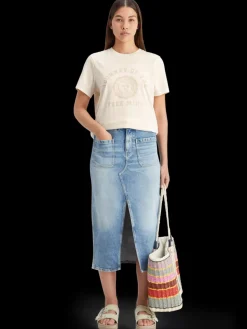 Clearance Regular fit t-shirt with front artwork Women Tops & T-shirts