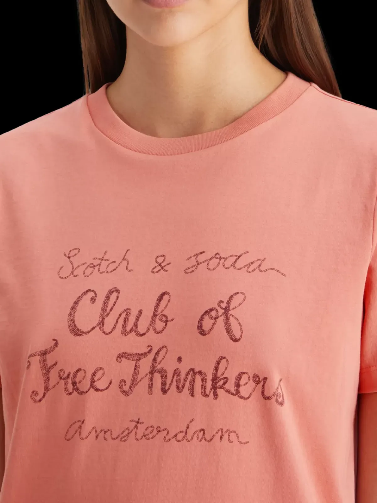 Clearance Regular fit t-shirt with front artwork Women Tops & T-shirts