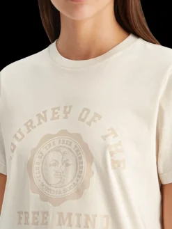 Clearance Regular fit t-shirt with front artwork Women Tops & T-shirts
