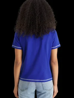 New Regular fit t-shirt with flatlock detail Women Tops & T-shirts