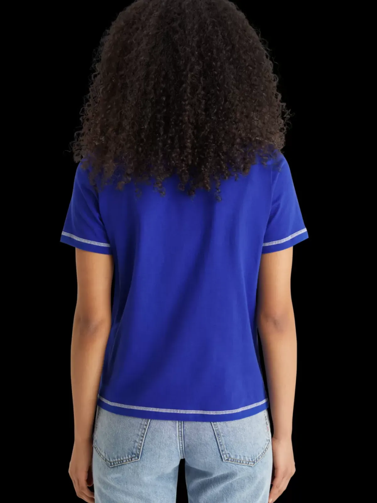 New Regular fit t-shirt with flatlock detail Women Tops & T-shirts