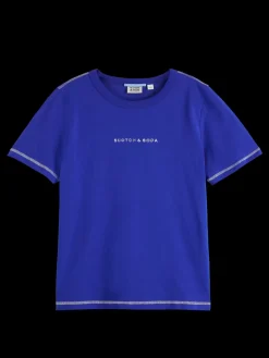 New Regular fit t-shirt with flatlock detail Women Tops & T-shirts