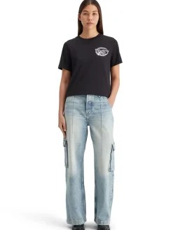 Discount Regular fit t-shirt with small chest artwork Women Tops & T-shirts