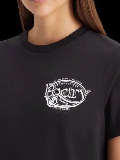 Discount Regular fit t-shirt with small chest artwork Women Tops & T-shirts