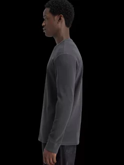 Sale Regular fit waffle t-shirt ls T-shirts & Polo Shirts