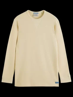 Sale Regular fit waffle t-shirt ls T-shirts & Polo Shirts