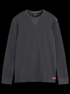 Sale Regular fit waffle t-shirt ls T-shirts & Polo Shirts