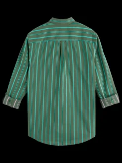 Sale REGULAR FIT YARN DYE STRIPE SHIRT Shirts