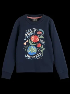 Online REGULAR-FIT ARTWORK CREWNECK Kids Sweatshirts & Hoodies