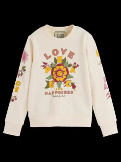 Discount REGULAR-FIT PLACED ARTWORKS CREWNECK Kids Sweatshirts & Hoodies