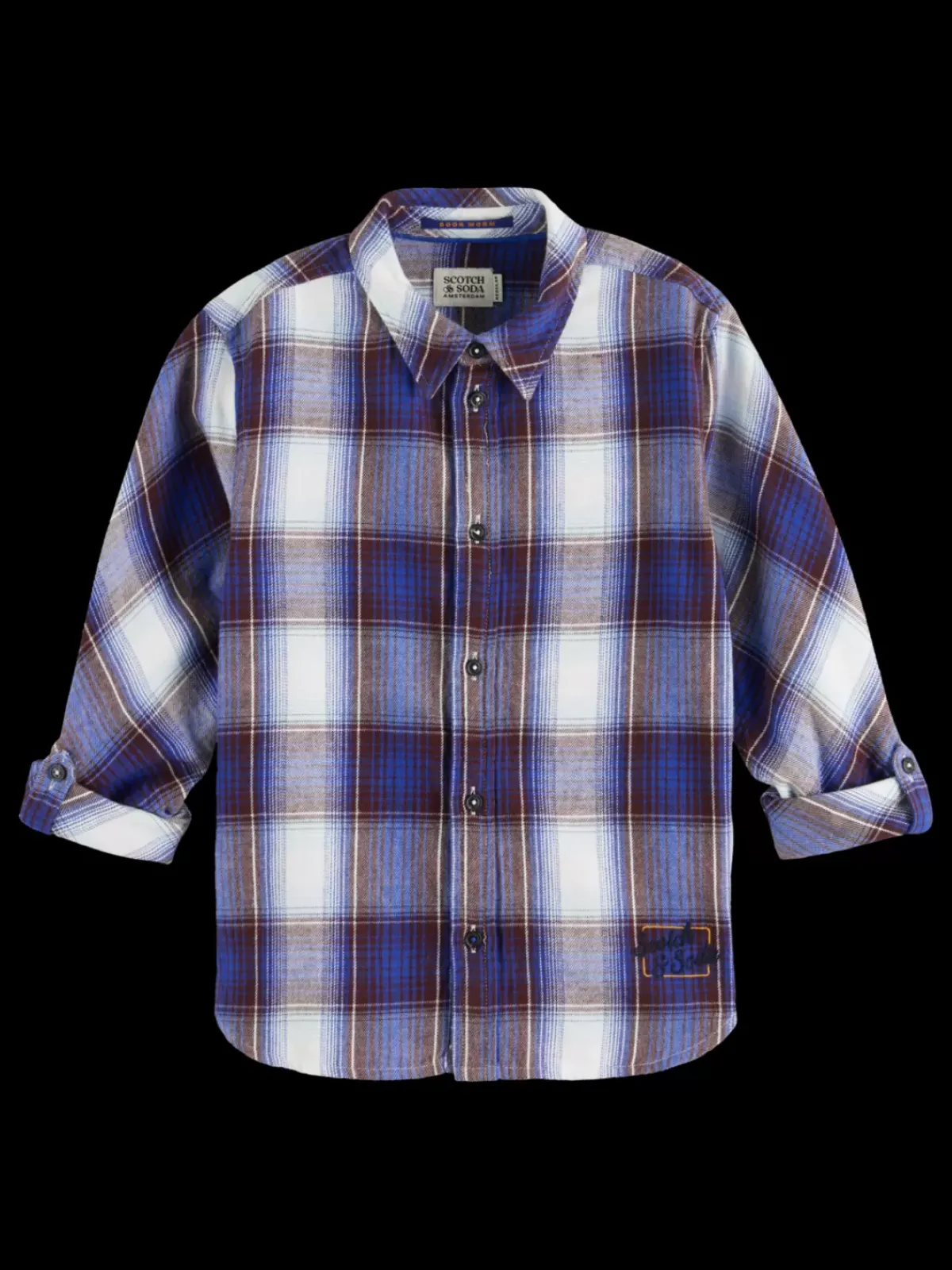 Clearance REGULAR-FIT YARN-DYED CHECKED FLANNEL SHIRT Kids/BOY Shirts