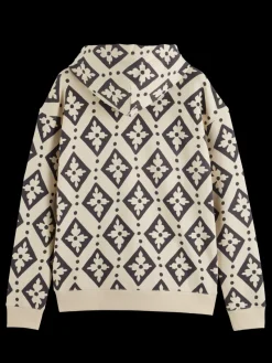 Outlet Relaxed fit aop hoodie Sweatshirts & Hoodies