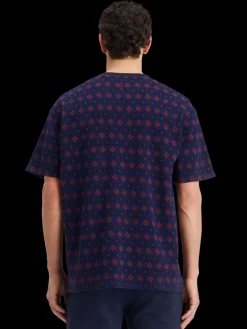 Outlet Relaxed fit jacquard t-shirt T-shirts & Polo Shirts