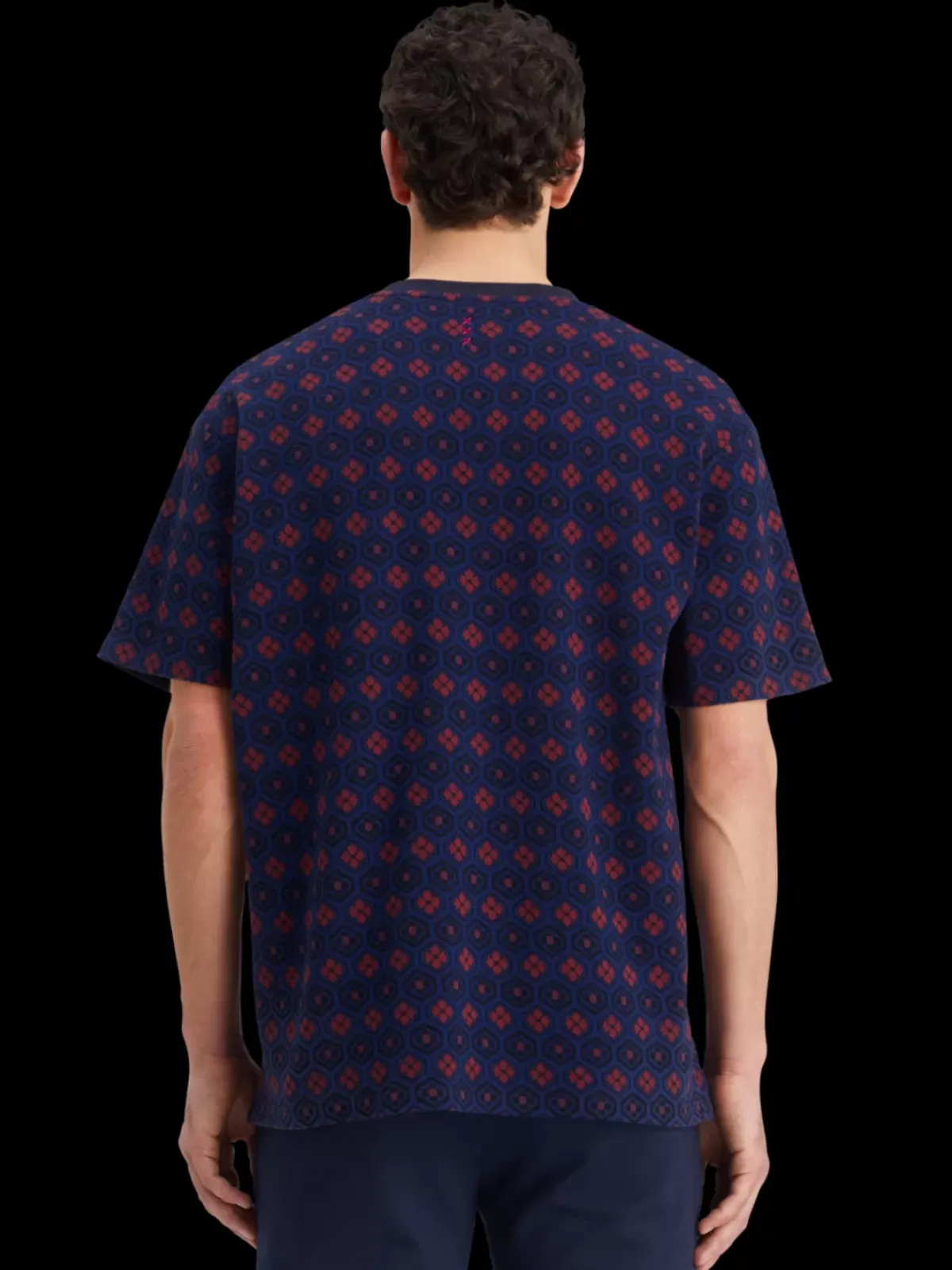 Outlet Relaxed fit jacquard t-shirt T-shirts & Polo Shirts