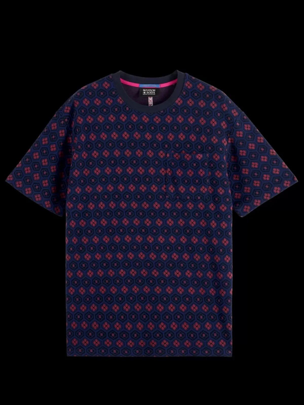 Outlet Relaxed fit jacquard t-shirt T-shirts & Polo Shirts