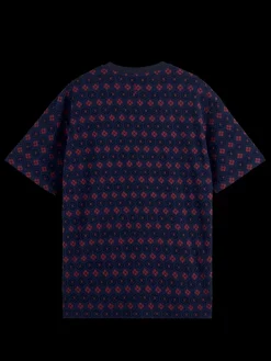 Outlet Relaxed fit jacquard t-shirt T-shirts & Polo Shirts