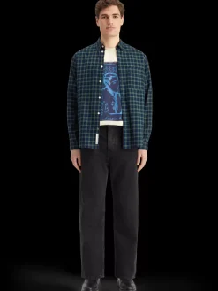 New Relaxed fit lightweight flannel check shirt Shirts