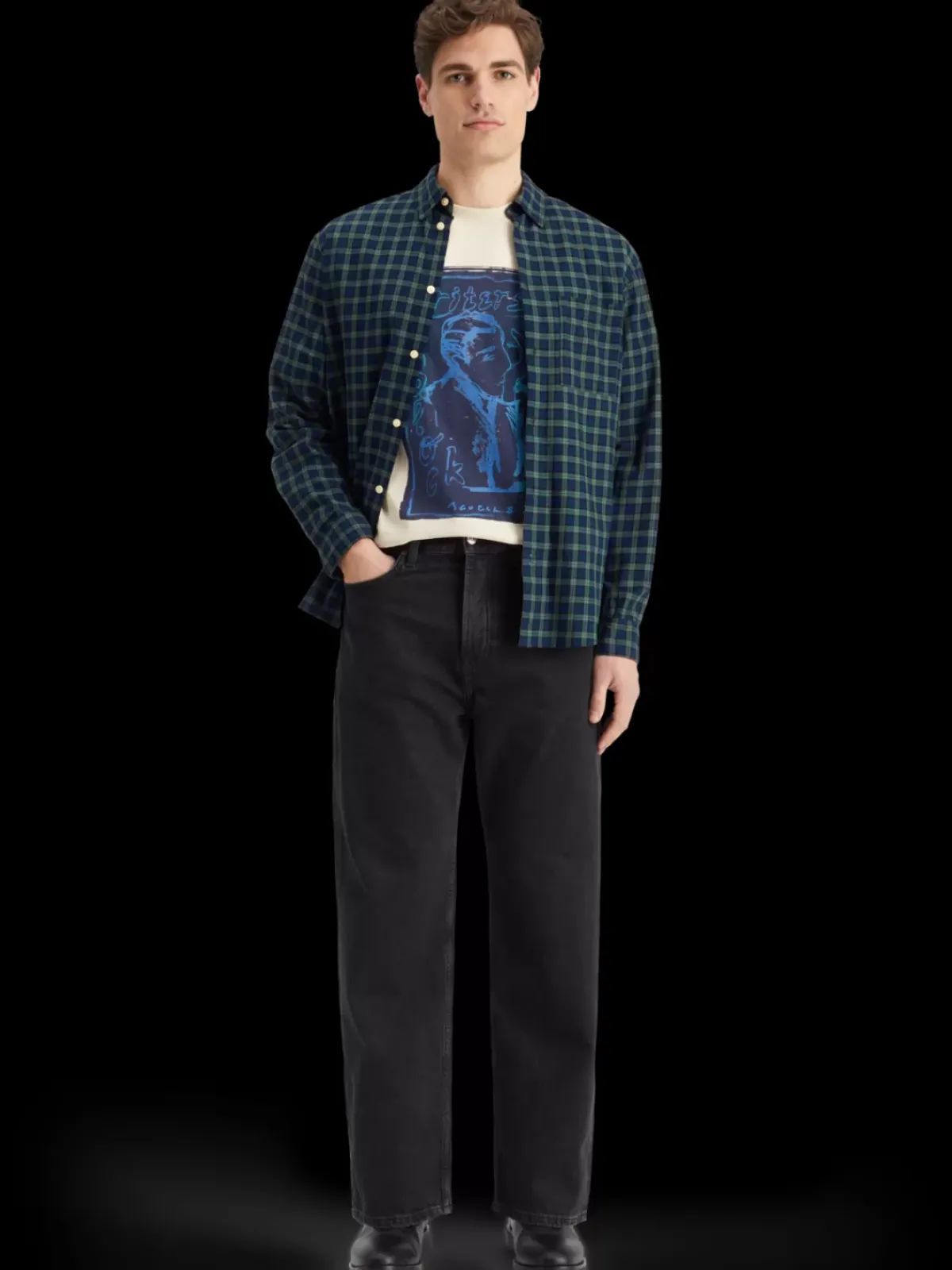 New Relaxed fit lightweight flannel check shirt Shirts