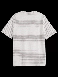 Best RELAXED FIT LUREX STRIPE T-SHIRT Women Tops & T-shirts