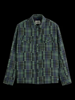 Sale Relaxed fit patchwork shirt Shirts