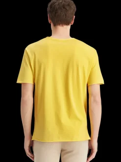 Fashion Relaxed fit raw edge t-shirt T-shirts & Polo Shirts