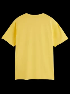 Fashion Relaxed fit raw edge t-shirt T-shirts & Polo Shirts