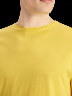 Fashion Relaxed fit raw edge t-shirt T-shirts & Polo Shirts