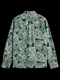 New RELAXED FIT SEERSUCKER AOP SHIRT Shirts