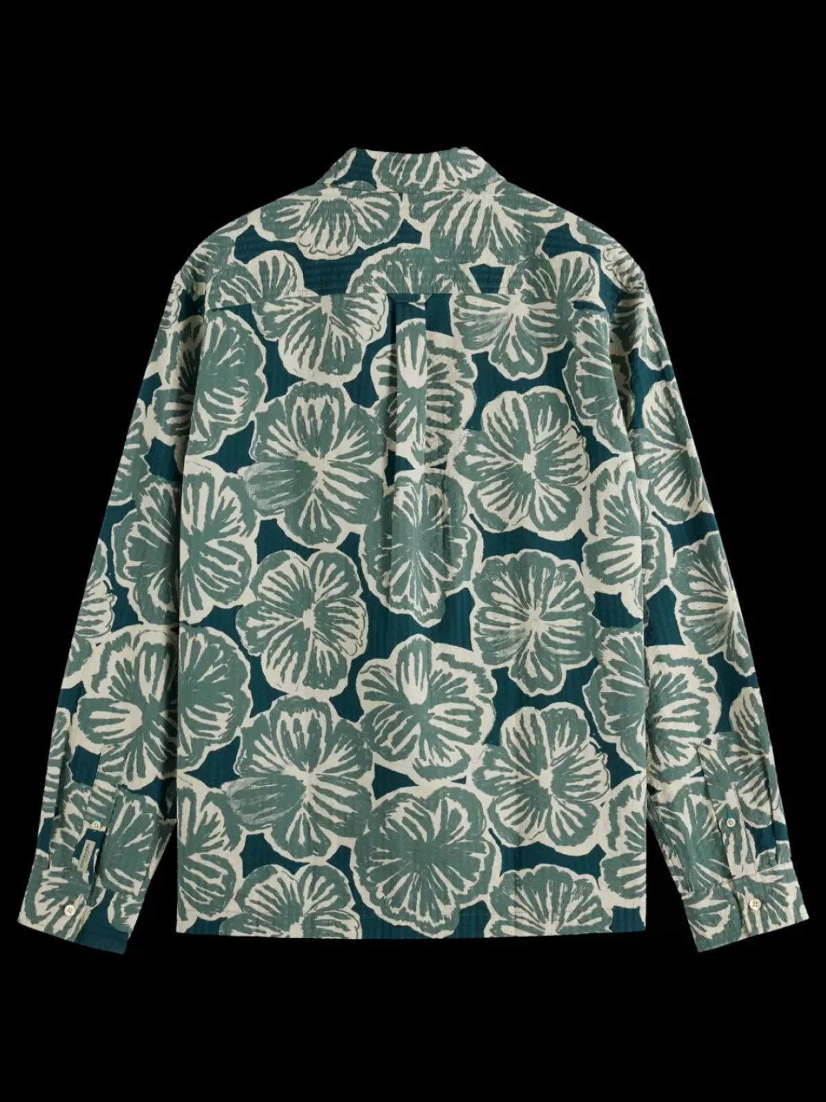 New RELAXED FIT SEERSUCKER AOP SHIRT Shirts