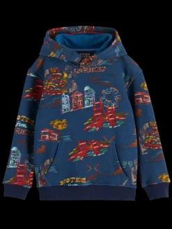 Outlet RELAXED-FIT ALLOVER PRINTED HOODIE Kids/BOY Sweatshirts & Hoodies