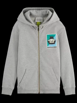 Sale RELAXED-FIT ARTWORK ZIP-THROUGH HOODIE Kids/BOY Sweatshirts & Hoodies