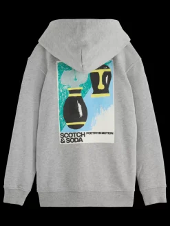 Sale RELAXED-FIT ARTWORK ZIP-THROUGH HOODIE Kids/BOY Sweatshirts & Hoodies