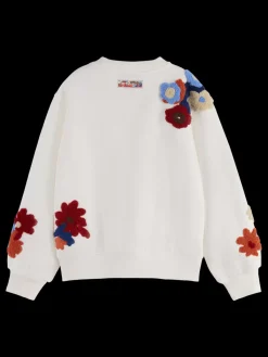 Sale RELAXED-FIT EMBROIDERED CREWNECK Kids Sweatshirts & Hoodies