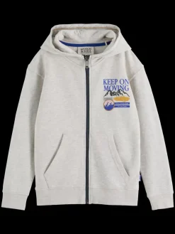 New RELAXED-FIT ZIP-THROUGH ARTWORK HOODIE Kids/BOY Sweatshirts & Hoodies