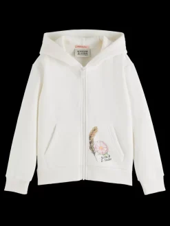 Discount RELAXED-FIT ZIP-THROUGH HOODIE WITH ARTWORKS Kids Sweatshirts & Hoodies