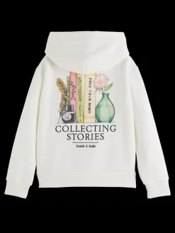 Discount RELAXED-FIT ZIP-THROUGH HOODIE WITH ARTWORKS Kids Sweatshirts & Hoodies