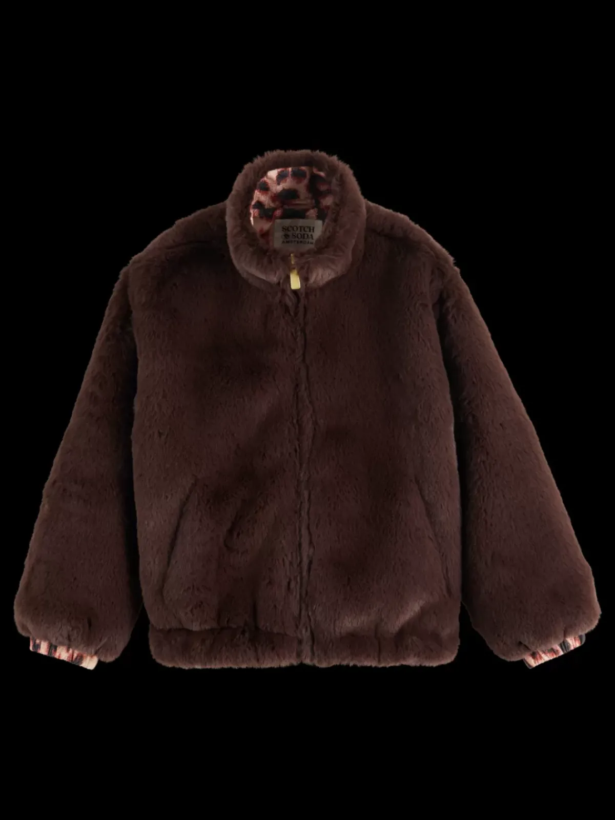 Online REVERSIBLE FAUX FUR ZIP-THROUGH JACKET Kids Jackets & Coats