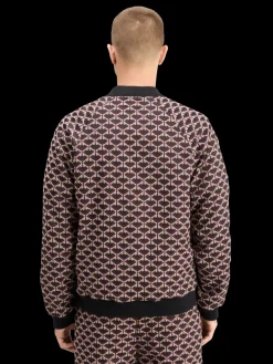 Online REVERSIBLE JACQUARD BOMBER JACKET Jackets & Coats