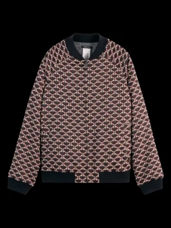 Online REVERSIBLE JACQUARD BOMBER JACKET Jackets & Coats