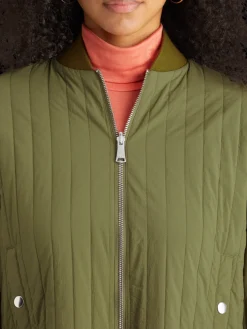 Outlet Reversible vertical quilt bomber Women Jackets & Coats
