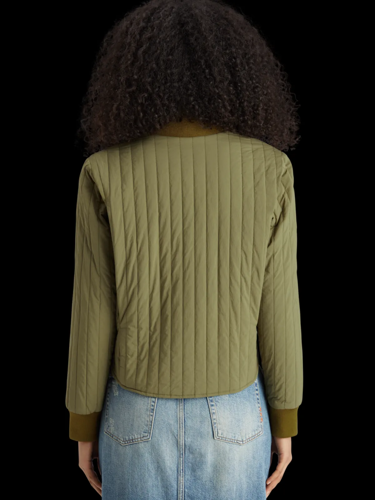 Outlet Reversible vertical quilt bomber Women Jackets & Coats