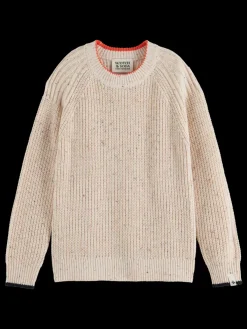 Outlet RIB KIT PULLOVER IN NEPS QUALITY Kids/BOY Knitwear
