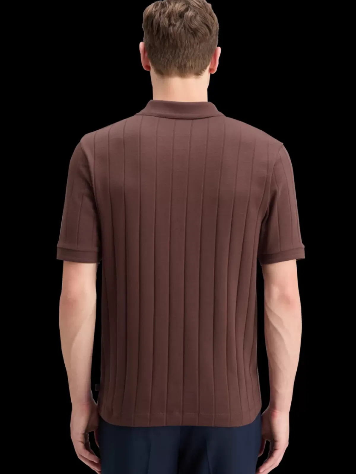 New RIB KNITTED POLO T-shirts & Polo Shirts