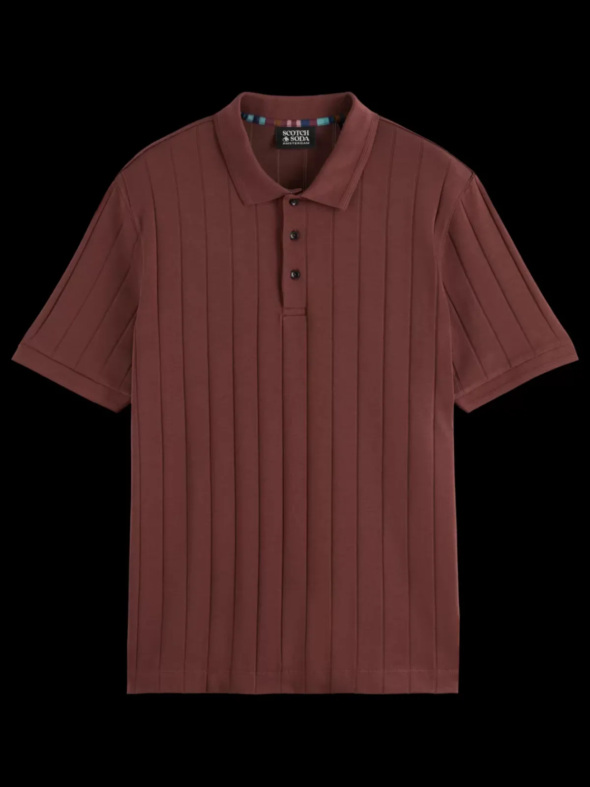 New RIB KNITTED POLO T-shirts & Polo Shirts