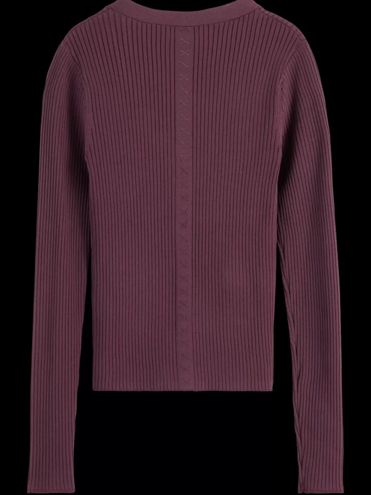 New RIBBED FITTED PULLOVER Women Knitwear