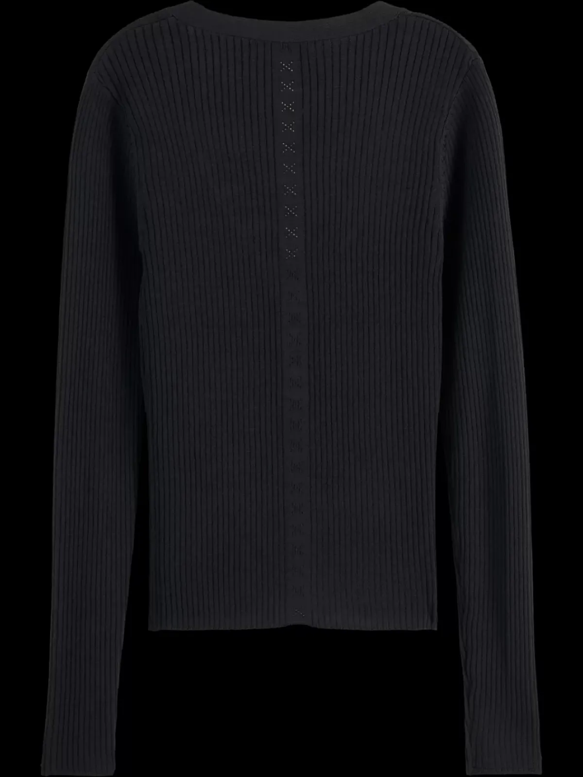 New RIBBED FITTED PULLOVER Women Knitwear