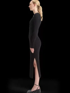 Best RIBBED KNITTED MIDI DRESS Women Dresses & Jumpsuits