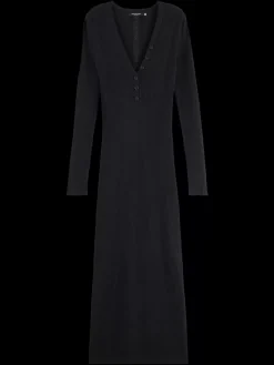 Best RIBBED KNITTED MIDI DRESS Women Dresses & Jumpsuits