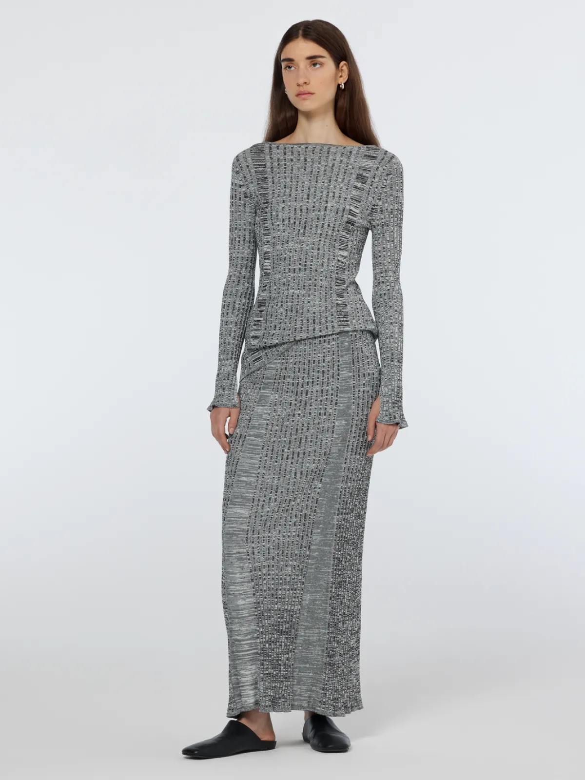 Fashion Ribbed knitted pullover Women Knitwear